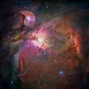The entire Orion Nebula in visible light. Credit: NASA/ESA
